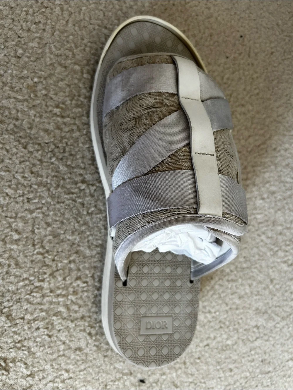 Dior Alpha slides men size 11 authentic